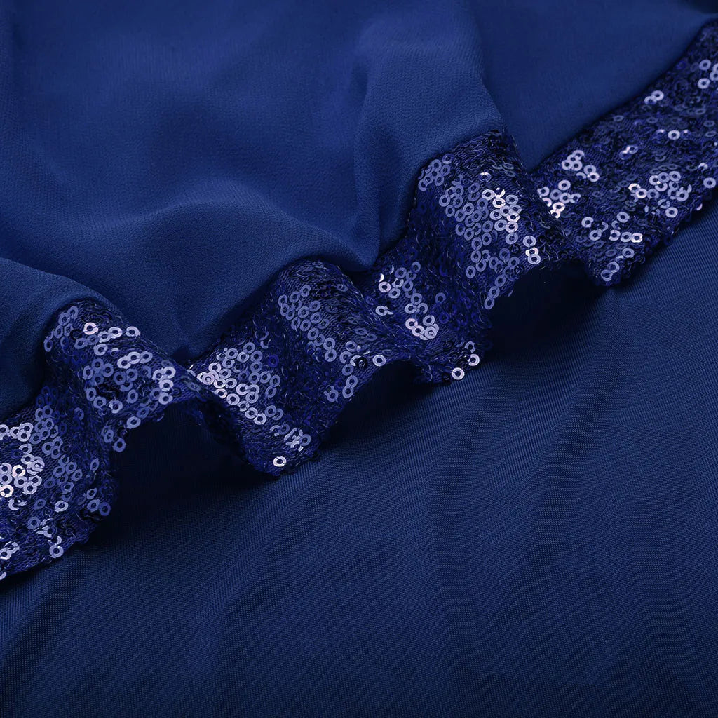 Elegantes Kleid mit Pailletten in Übergröße