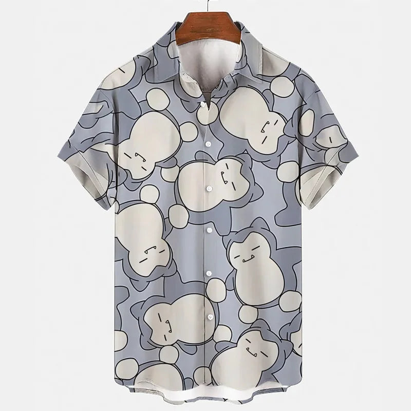 Lustiges Sommer-Set mit Gengar & Snorlax Print | 1 kaufen, 1 gratis - SchlummerSpaß