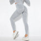 Damen-Yoga-Set für den Sommer 2025 mit Cropped-Top - Nahtlos - Nova