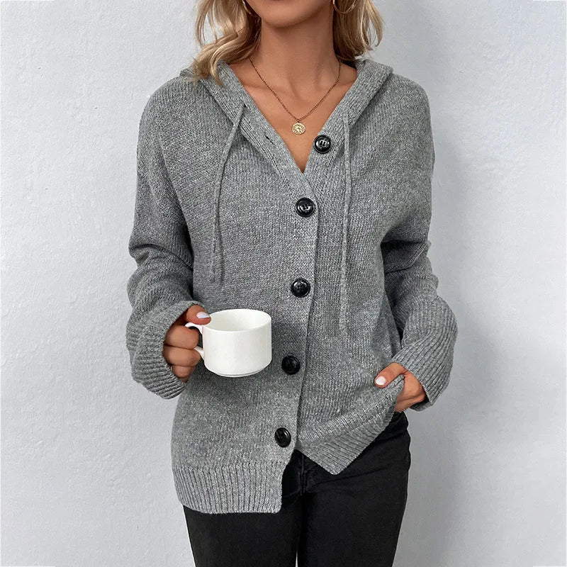 WW | Bequemer Hooded Cardigan