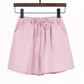 Luftige Damen Leinen-Shorts mit Hoher Taille und Sportlicher Passform – Fenja