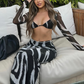 Gestreiftes Sommer-Set mit Rock – Trendig & Feminin – Melina