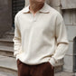 GentleKnit - Herren Langarm Polo Pullover