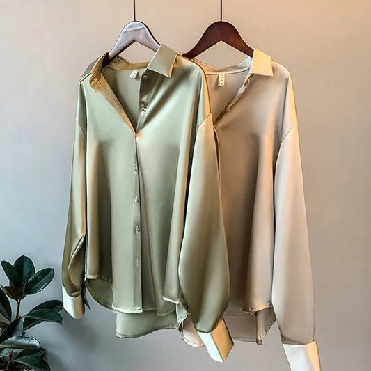 Seidenbluse für Frauen I MyrasBlouse - Frühling 2025 Kollektion
