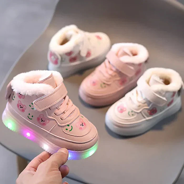 Leuchtende Kinder-LED-Sneaker mit Komfortsohle – GlimmerStep