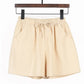 Luftige Damen Leinen-Shorts mit Hoher Taille und Sportlicher Passform – Fenja