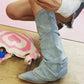 Adelline | Damen Denim Schuhe