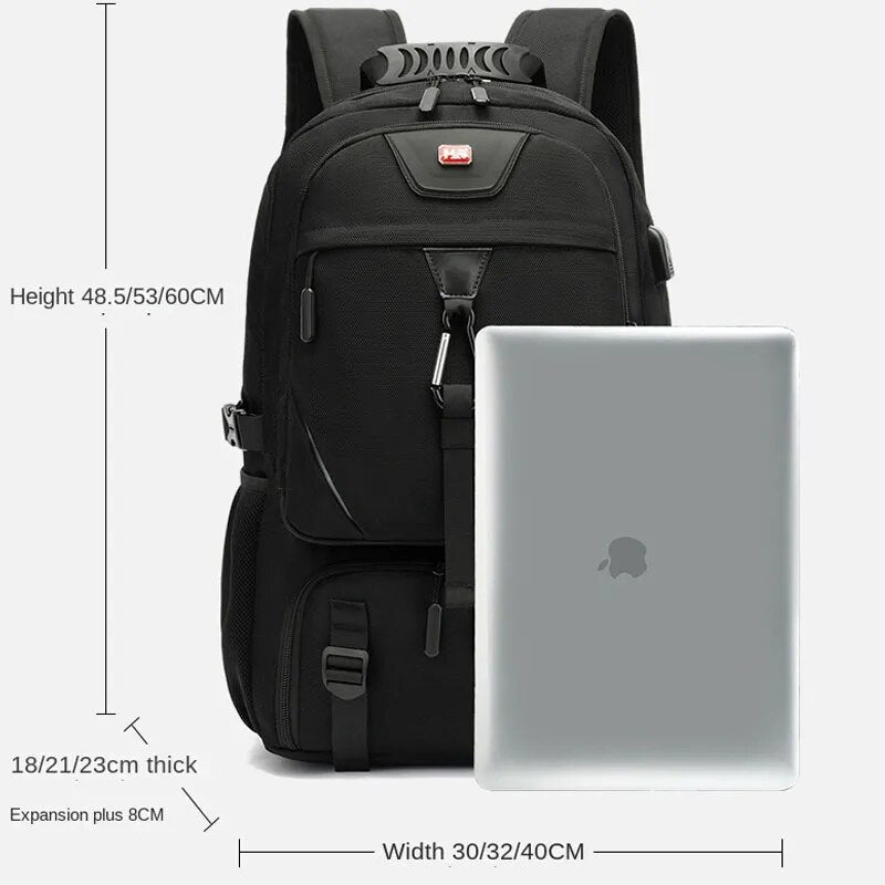 Rucksack mit USB-Anschluss und großer Kapazität (50-80L) – UrbanTrail