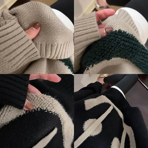 WW | langer Smiley Pullover für Frauen