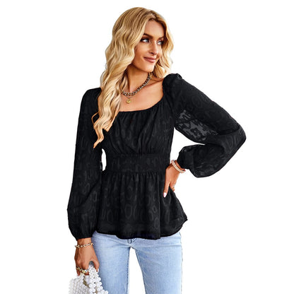 Bluse mit Puffärmeln für Frauen - Frühling 2025 Kollektion