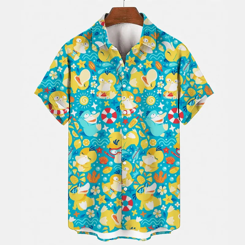Lustiges Sommer-Set mit Gengar & Snorlax Print | 1 kaufen, 1 gratis - SchlummerSpaß