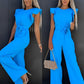 Veronica - Jumpsuit mit Rüschengürtel