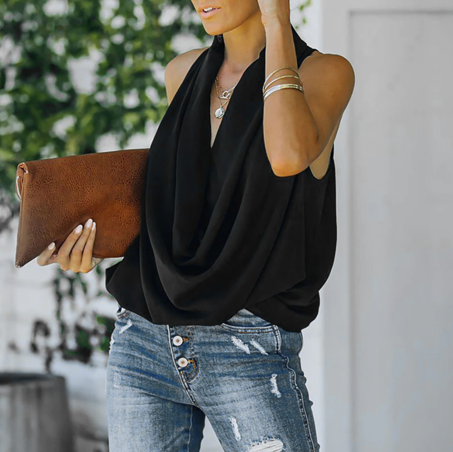 Oberteil für Frauen mit tiefem Ausschnitt - Frühling 2025 Kollektion