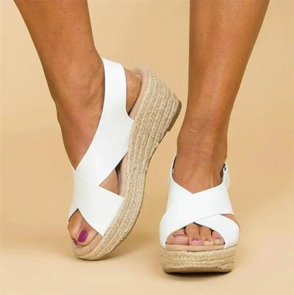 Sommerlicher chic: elegante espadrille-sandalen