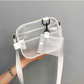 Lässige transparente Tasche
