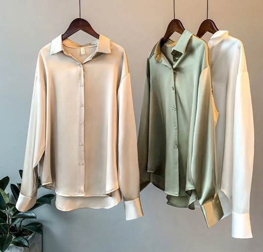 Seidenbluse für Frauen I MyrasBlouse - Frühling 2025 Kollektion