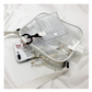 Lässige transparente Tasche