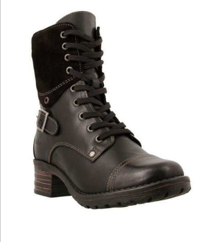 Emma - Wilde Retro-Motorradstiefel mit dicker Sohle