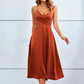 Scarlett – trägerloses, rückenfreies maxikleid aus satin