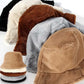 Warme Herfst Bucket Hat van Konijnenbont voor Dames - Lorna