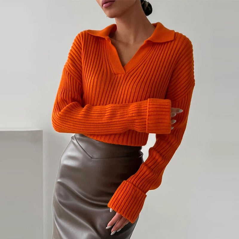 ChantellesShirt I V-Ausschnitt Pullover für Frauen