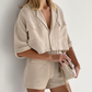 Zweiteiliges Sommer-Set aus Baumwolle Damen – Kaja