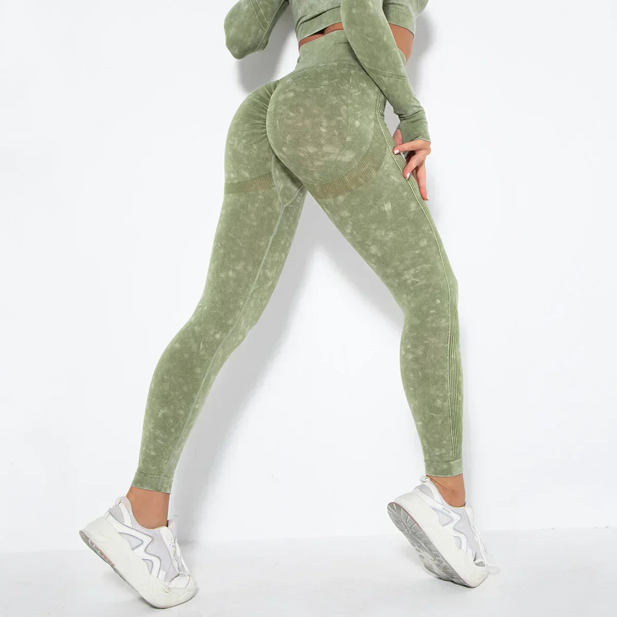 Damen-Yoga-Set für den Sommer 2025 mit Cropped-Top - Nahtlos - Nova