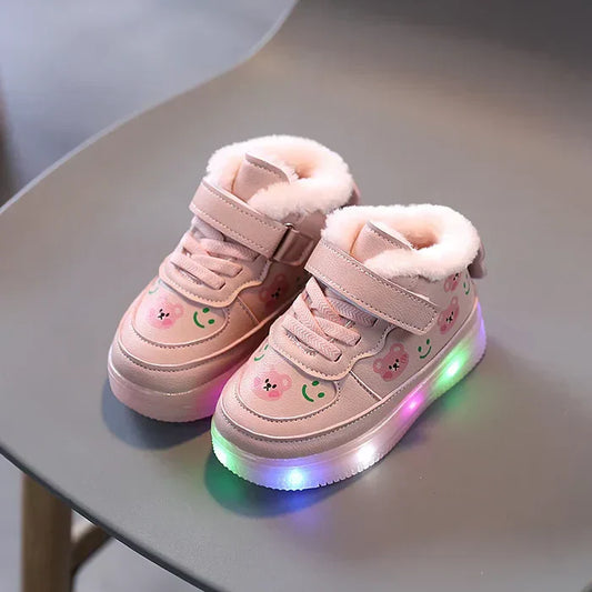 Leuchtende Kinder-LED-Sneaker mit Komfortsohle – GlimmerStep