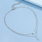 Hals Glitzer | Gold-Anhänger Halskette Set Vintage-Schmuck