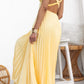 Aby - Sommerliches V-Ausschnitt Maxikleid