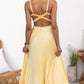 Aby - Sommerliches V-Ausschnitt Maxikleid