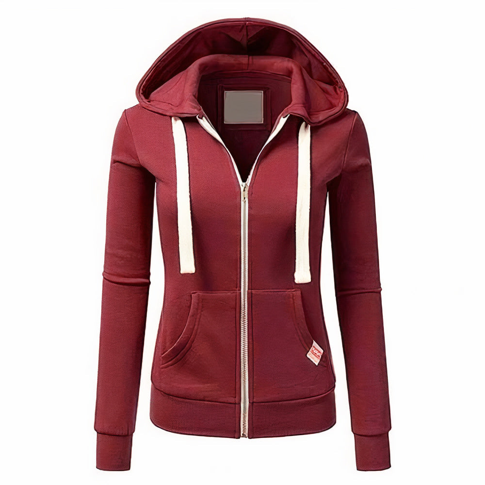 WW | Woll Hoodie Mit Reißverschluss Und Kapuze