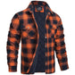 Darius – herren-holzfällerjacke im karo-design