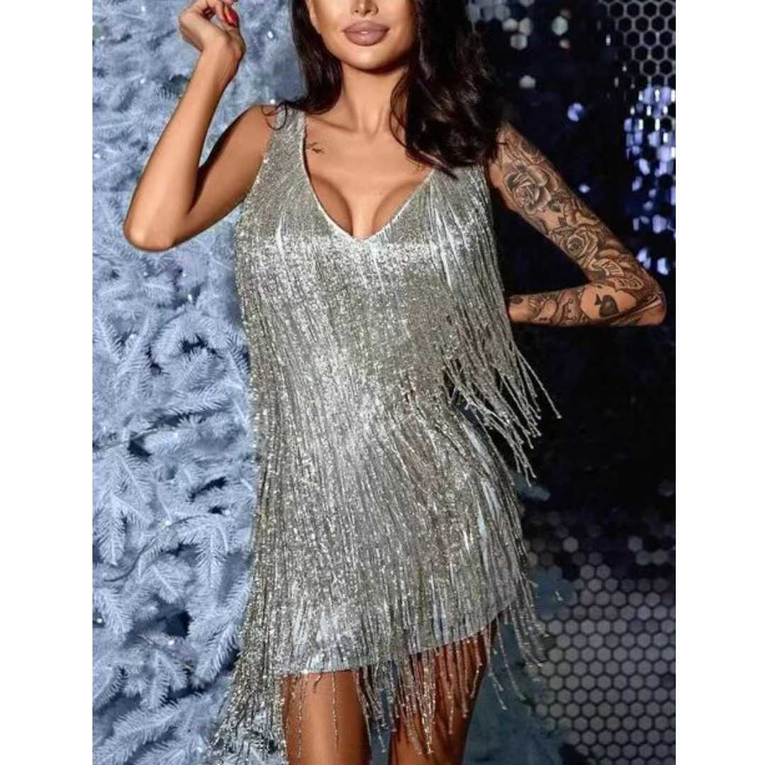 Damen Partykleid Mit V Ausschnitt | Mini