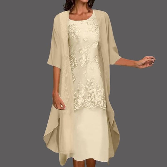 Zweiteiliges Minikleid Mit Blumenmuster Für Damen | Set