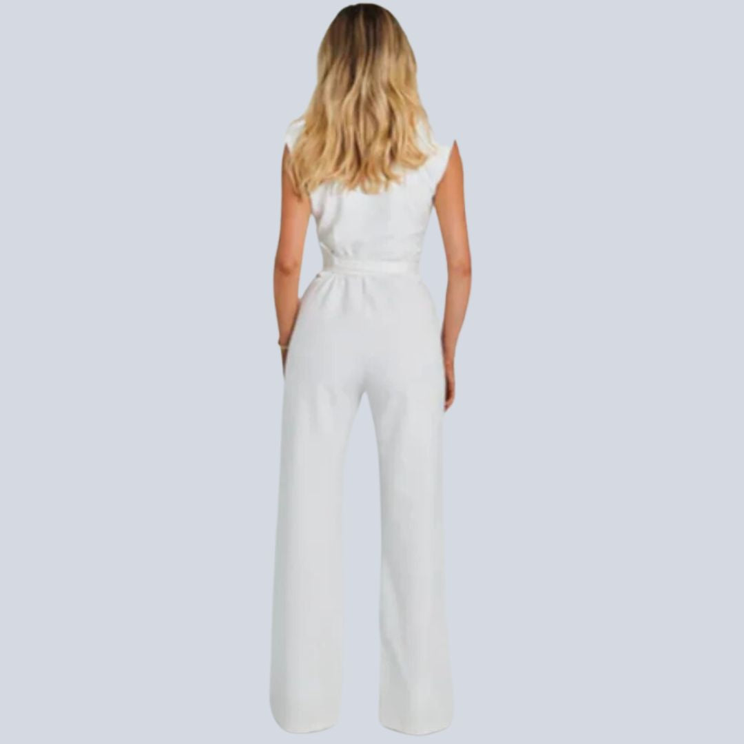 Ärmelloser Jumpsuit in Frühlingsgrün für 2025