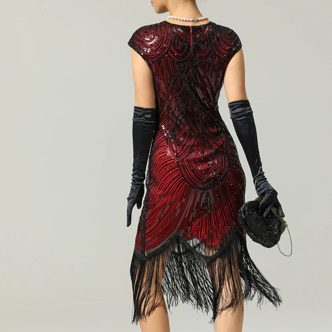 Glitzerkleid im 1920er Gatsby-Stil für Sommer 2025 von Carmi