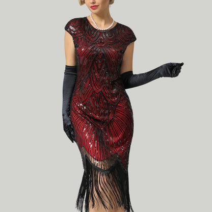 Glitzerkleid im 1920er Gatsby-Stil für Sommer 2025 von Carmi