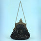 Linda Schwarze Vintage Abendtasche