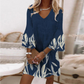 Bedrucktes Sommerkleid Mit V Ausschnitt Für Damen | Mini