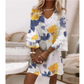 Bedrucktes Sommerkleid Mit V Ausschnitt Für Damen | Mini