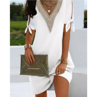 Tunikakleid Mit V Ausschnitt Für Damen | Mini