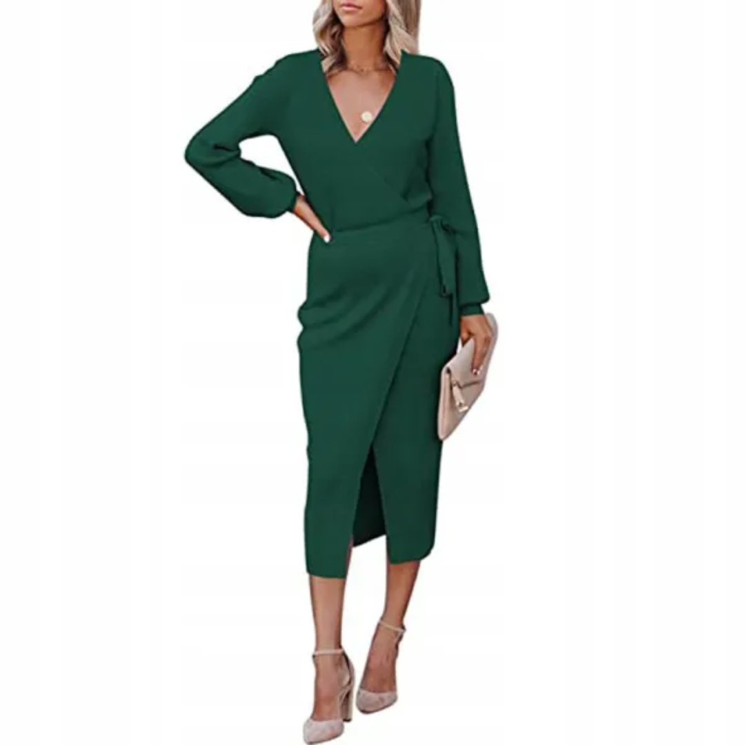 Wickelkleid Für Damen | Midi