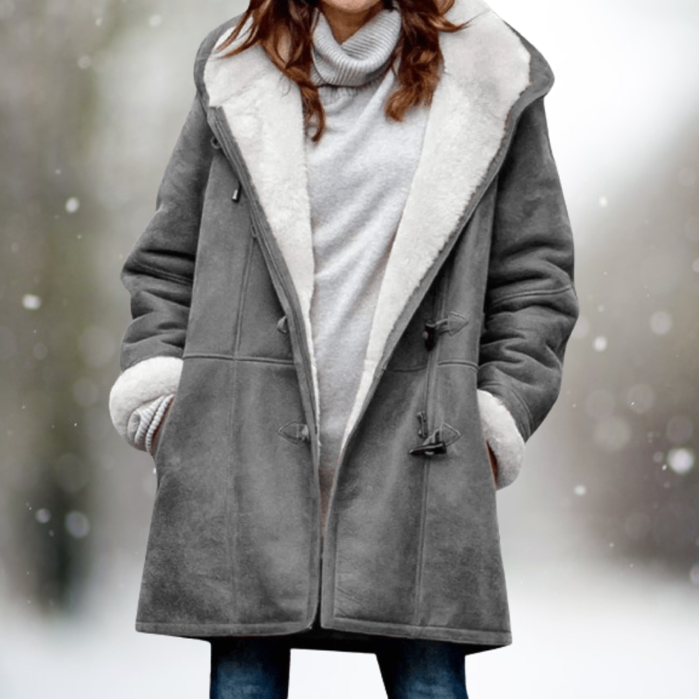 WW - Stylischer ethnischer Knopf-Hoodie-Cardigan für Frauen