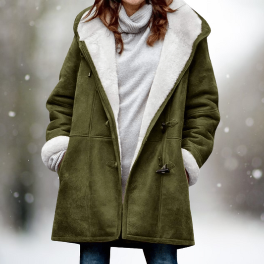 WW - Stylischer ethnischer Knopf-Hoodie-Cardigan für Frauen