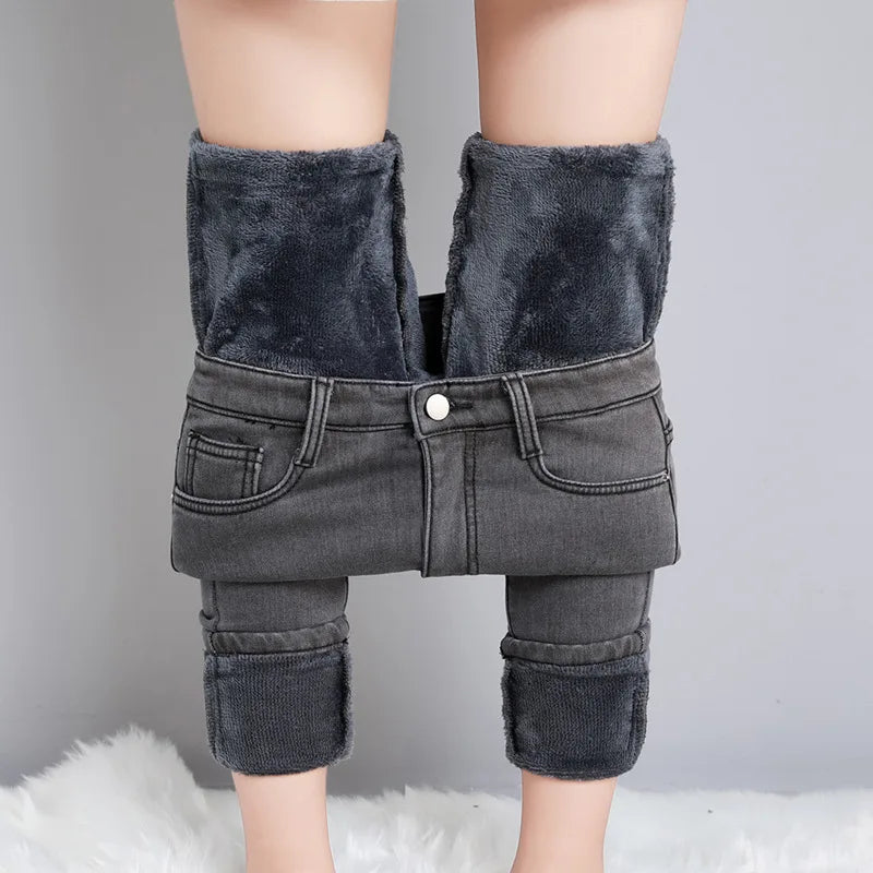 Schlank Geschnittene Warme Hose Für Damen | Klassisch