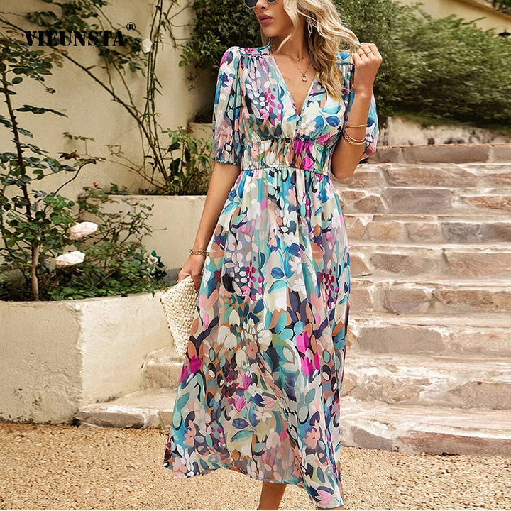 Benthe | Elegantes Damen Maxikleid