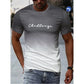 Tate | vintage-t-shirt mit farbverlauf für herren