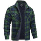 Darius – herren-holzfällerjacke im karo-design