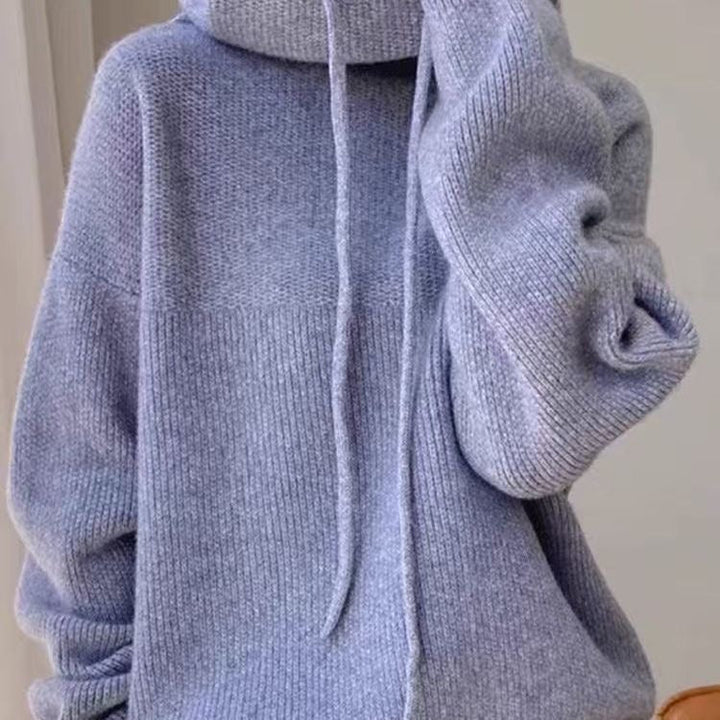 WW | Gestrickter Kapuzenpullover